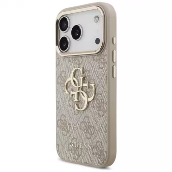 Husă GUESS 4G Big Classic Logo pentru Apple iPhone 17 Pro / 18 Pro - auriu roz