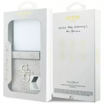 Husă rigidă GUESS 4G Big Logo pentru Samsung Galaxy Z Flip5 - Roz