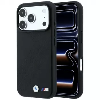 Husă MagSafe BMW M Tire Track Metal Logo pentru iPhone 18 Pro Max / 17 Pro Max - Negru