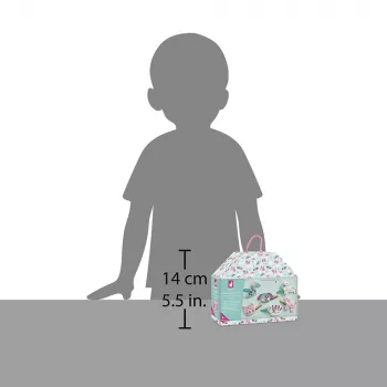 Set de creație cu cleme de păr cu sclipici Janod DIY – câini și pisici, 5+ ani