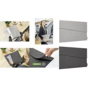 Husă pentru laptop și tabletă SIGEL BA501 până la 14 inch Gri închis PET reciclat