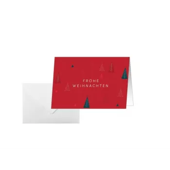 Felicitări de Crăciun SIGEL DS636 Ruby Pines DIN A6, pachet de 25 cu plicuri