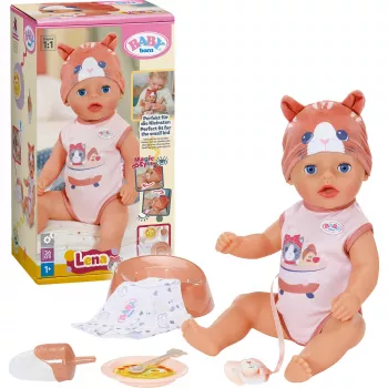 Păpușă cu corp moale ZAPF CREATION Zapf Baby born Lena Cat 36cm