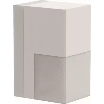 Detector de mișcare PIR BEG Aleum Glow WB alb 180°, montaj pe perete, IP54, rază de 12 m