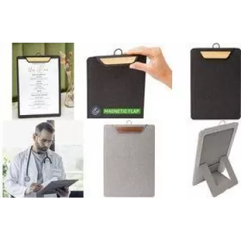 Suport de meniu cu clemă SIGEL KB223 A4 gri deschis și maro