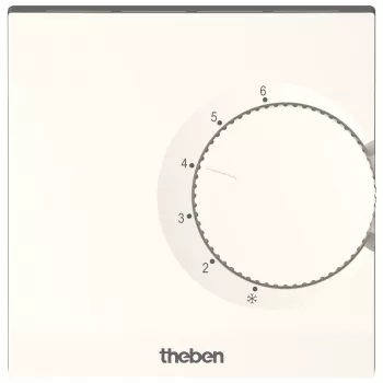THEBEN THE RAMSES 701 S Electronic Surface-Mounted Room Thermostat, 2-Point Temperature Control