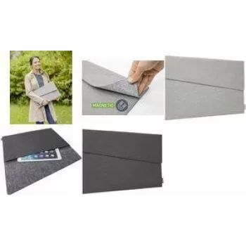 Husă pentru laptop și tabletă SIGEL BA503 până la 15,6 inch gri din PET reciclat