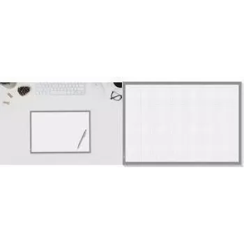 Suport de birou Sigel HO265 A3, 40 file detașabile, alb/gri, antiderapant