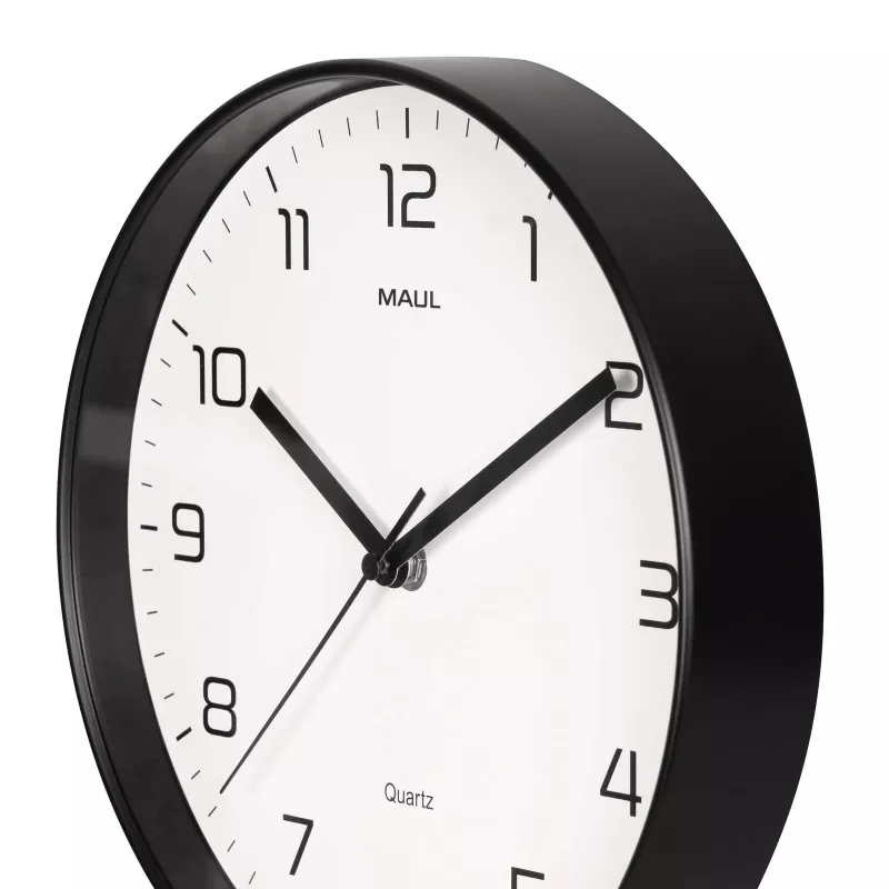 Ceas de perete MAULdrip 25 cm cuarț negru
