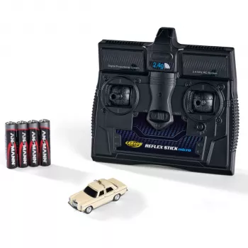 Mașinuță RC micro Tamiya Carson 1:87 Mercedes-Benz 200/8 Taxi 2.4GHz 100% RTR