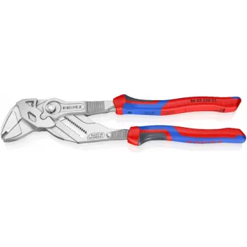 KNIPEX 86 05 250 S5 Clește patent cu funcție de sertizare pentru coliere de aluminiu, 250 mm