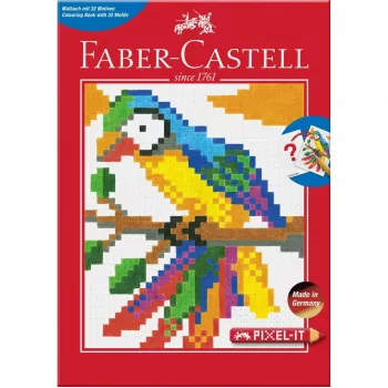 Carte de colorat FABER-CASTELL Pixel-it cu 32 de motive (201572)