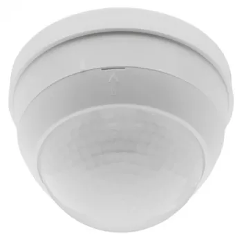 Detector de prezență pasiv cu infraroșu BEG LUXOMAT PD4-Slave, rază 24 m, montaj aparent, alb