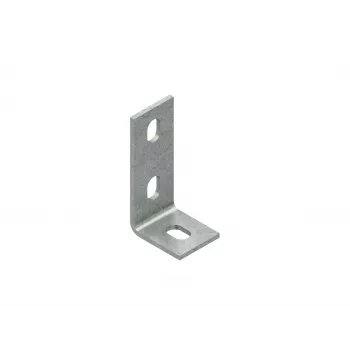NIEDAX WWA100 Asymmetrical Wall Connection Bracket, Hot-Dip Galvanized Steel, 100 mm Projection