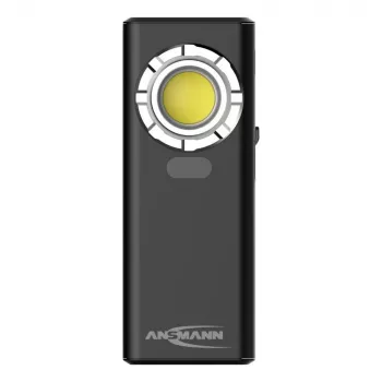 Lampă de atelier reîncărcabilă ANSMANN WL1200R, 1200 lm COB LED, 6500K, Li-Ion 4000 mAh, USB-C, Power Bank, IP54, bază magnetică, cârlige