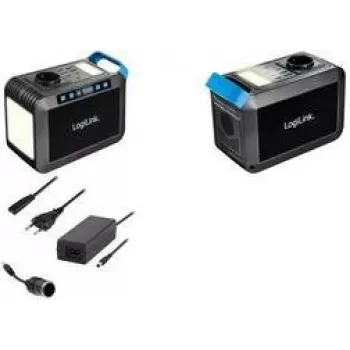 Stație de alimentare portabilă LogiLink PPS0301 300W, 288Wh, undă sinusoidală pură, 1x AC, 1x DC, 4x USB-A, 1x USB-C PD, negru