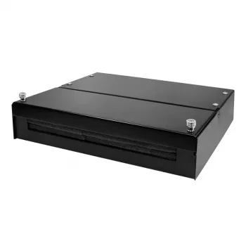 Cutie punct de consolidare LogiLink NP0091 pentru 8 sau 12 module Keystone, metal, neagră