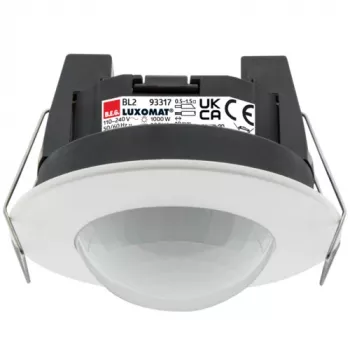 BEG BRCK LUXOMAT BL-2-DE Ceiling Flush-Mount PIR Motion Detector, 360°, 2300 W, White