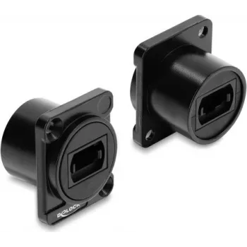 Modul Delock D-Type MPO mamă la mamă negru