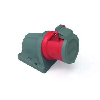 Bals INNOLINQ QC 110624 wall-mounted socket, 16 A, 5-pole, 400 V, 6h, IP44, red