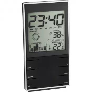 Stație meteo wireless TFA 35.1102.01 cu senzor exterior, temperatură, umiditate, barometru, faza lunii și prognoză meteo