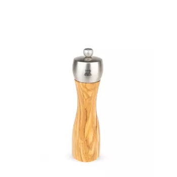 Peugeot Saveurs Fidji Pepper Mill 20 cm Olive Wood & Stainless Steel