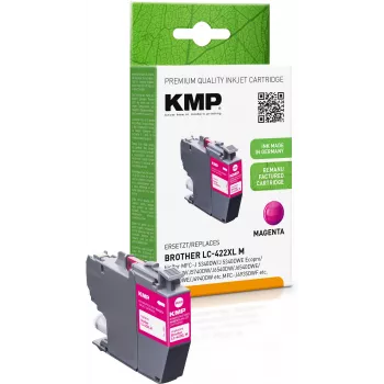 Cartuș de cerneală magenta recondiționat KMP pentru Brother MFC-J5340DW (LC422XLM, 1500 pagini)