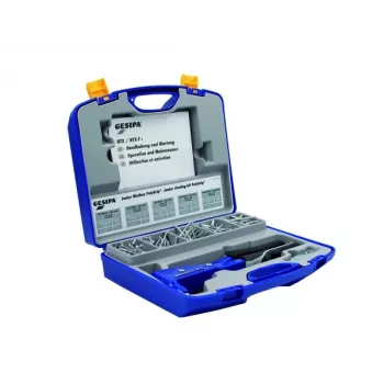 Cutie de nituri Gesipa PolyGrip® Junior – set de 352 nituri oarbe în valiză metalică