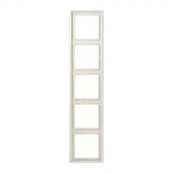 Ramă JUNG LS985W, 5 posturi, seria LS, alb