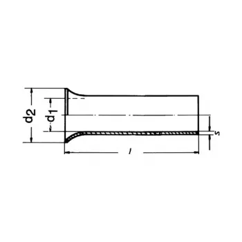 Klauke 8122V Papuc cablu tubular, 70 mm², M12, cupru cositorit