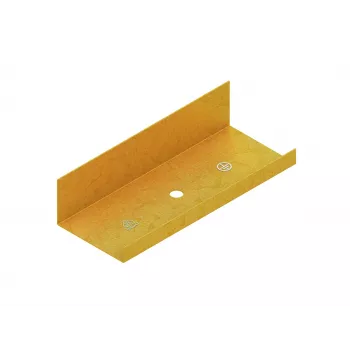 NIEDAX LST26.030 Joint Connector for Cable Trays, Hot-Dip Galvanized Steel, 300 mm