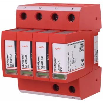 DEHNguard DG M TNS ACI 275 FM Descărcător de supratensiune tip 2, 4 poli, 275V