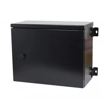 Carcasă de perete pentru șină DIN ALLNET T223mm, neagră, IP55, seria SO-DIN
