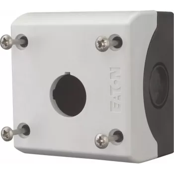 Eaton M22-I1 Carcasă goală de montaj aparent, 1 poziție, gri RAL 7035, IP66, 80 x 72 x 56 mm