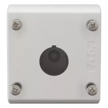 Eaton M22-I1 Carcasă goală de montaj aparent, 1 poziție, gri RAL 7035, IP66, 80 x 72 x 56 mm