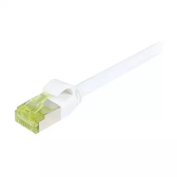 Cablu patch Synergy21 CAT6A S/FTP RJ45, 500 MHz, 15 m, alb, Slimline, LSZH/TPE Superflex, AWG28