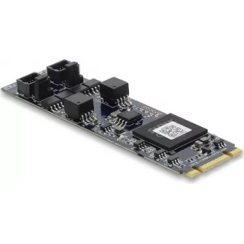 Placă de interfață DELOCK CAN 2.0 / CAN FD PCIe M.2 Key B+M la 2 x D-Sub 9 pini, până la 8 Mbps cu izolare și protecție la supratensiune
