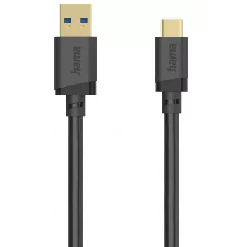 USB-A to USB-C Cable, 5 Gbps, 3m, Black