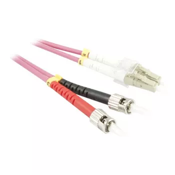 Cablu patch fibră optică SYNERGY21 S216290 2 m LC la ST duplex multimod OM4 50/125um, 3 mm, violet