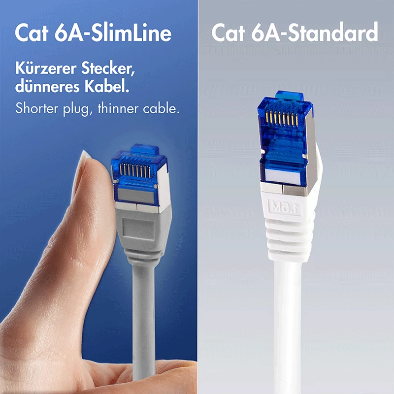 Cablu patch LogiLink SlimLine Cat.6A S/FTP LSZH, verde, 10 m