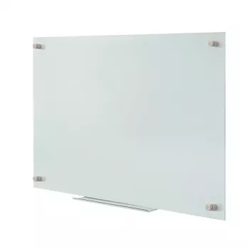 Tablie albă magnetică din sticlă LogiLink EO0060, montaj pe perete, fără ramă, 60x45cm