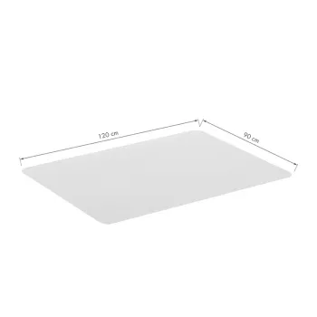 Covor de protecție pentru pardoseală LogiLink 120 x 90 cm ultra-moale transparent pentru pardoseli dure