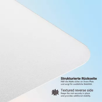 Covor de protecție pentru pardoseală LogiLink 120 x 90 cm ultra-moale transparent pentru pardoseli dure