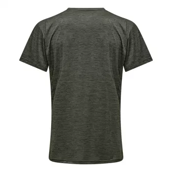 Tricou cu mânecă scurtă Salewa Puez Melange Dry - Dark Olive Melange - XL