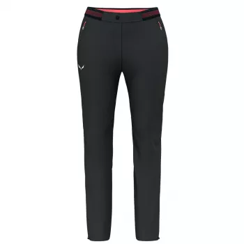 Pantaloni de drumeție damă Salewa Pestros 2 DST Regular - Black Out - 34 (XS)