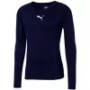 Tricou cu mânecă lungă Puma LIGA Baselayer pentru bărbați, Navy Blue, 655920 20 S