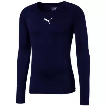 Tricou cu mânecă lungă Puma LIGA Baselayer pentru bărbați, Navy Blue, mărimea L