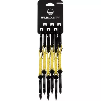Carabiniere de blocare Wild Country HMS Screwgate, set de 6 - negru/galben, 25 kN