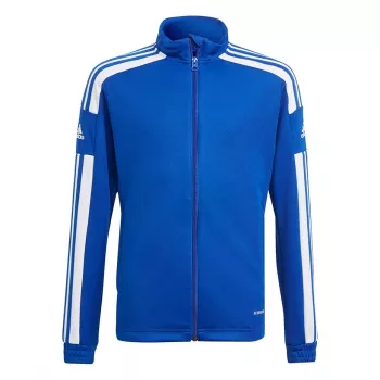 Hanorac de antrenament pentru tineri adidas Squadra 21, Team Navy Blue/alb, 128cm
