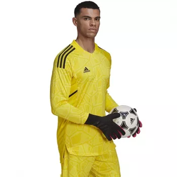 Tricou de portar cu mâneci lungi adidas Condivo 22 bărbați Solar Yellow